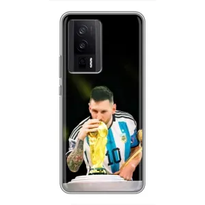 Чохли для Xiaomi POCO F5 Pro (Leo чемпіон) (AlphaPrint) (Кубок Мессі)