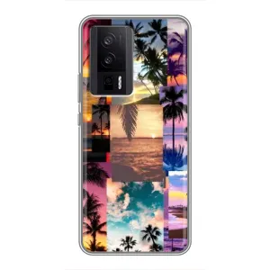 Силіконовий чохол з КАРТИНКАМИ літо для Xiaomi POCO F5 Pro (AlphaPrint) (Літня відпустка)