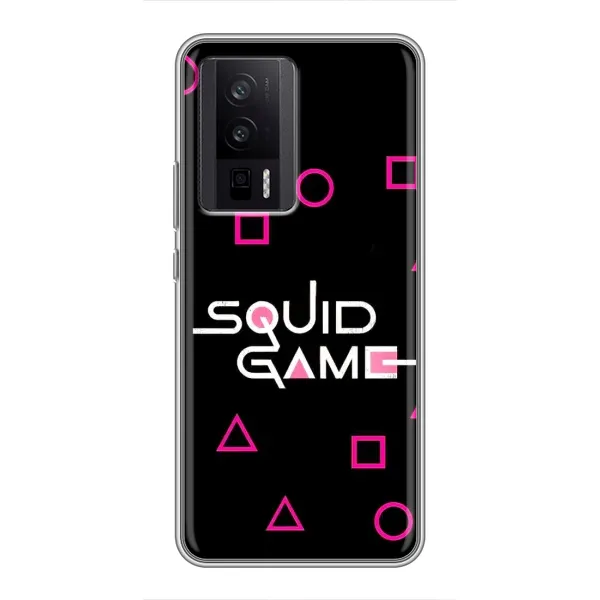 Чохол з принтом «Патерн Гра кальмара» для Xiaomi POCO F5 Pro Чохол з принтом «Патерн Гра кальмара» для Xiaomi POCO F5 Pro