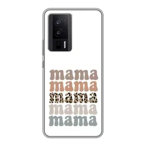 Чохли для мами на Xiaomi POCO F5 Pro (Текстовий колаж мама)