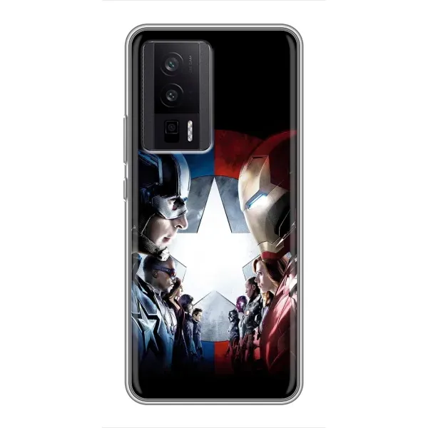 Чехол с принтом «Марвел стайл» для Xiaomi POCO F5 Pro Чехол с принтом «Марвел стайл» для Xiaomi POCO F5 Pro