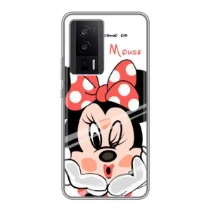 Міккі Маус чохол для Xiaomi POCO F5 Pro (AlphaPrint - Мультяшні) (Маус Мінні)