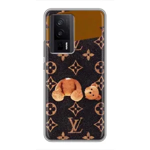 Бренднові Чохли для Xiaomi POCO F5 Pro - (PREMIUMPrint) (Ведмедик без голови)