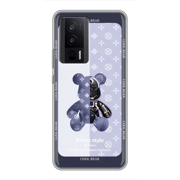 Чохол з принтом «Медведик LV» для Xiaomi POCO F5 Pro