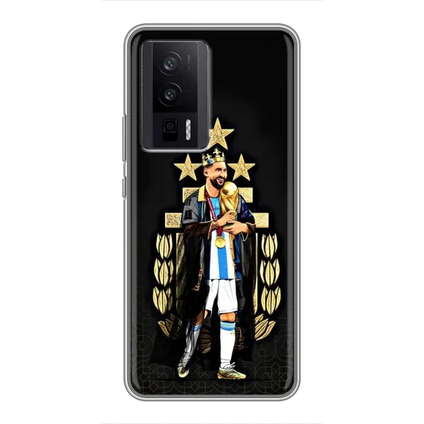 Чехол с принтом «Месси Король» для Xiaomi POCO F5 Pro Чехол с принтом «Месси Король» для Xiaomi POCO F5 Pro