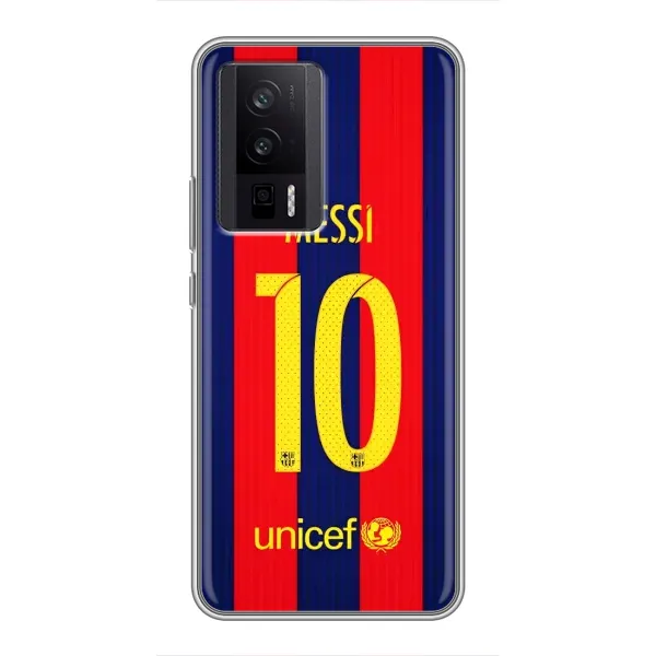 Чохол з принтом «Messi Barca 10» для Xiaomi POCO F5 Pro Чохол з принтом «Messi Barca 10» для Xiaomi POCO F5 Pro