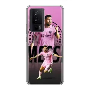 Чохли для Сяомі POCO F5 Про - Лео Мессі Маямі (Messi Miami)