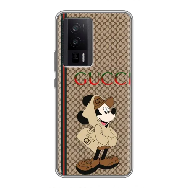 Чохол з принтом «Mickey GUCCI» для Xiaomi POCO F5 Pro Чохол з принтом «Mickey GUCCI» для Xiaomi POCO F5 Pro
