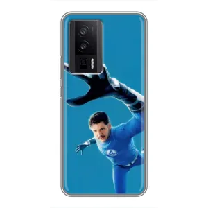 Чохол з принтом Фантастична четвірка для Xiaomi POCO F5 Pro (Містер Фантастік супергерой)