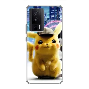 Чохол з Пікачу на Xiaomi POCO F5 Pro (Пікачу в місті)