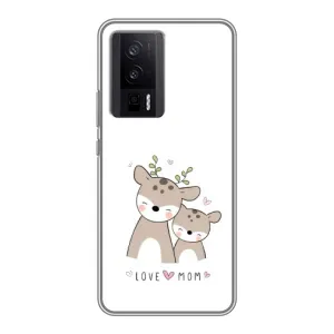 Чохли для мами на Xiaomi POCO F5 Pro (Оленята мама і малюк)