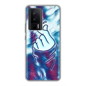Чохол з принтом «Радужне серце» для Xiaomi POCO F5 Pro