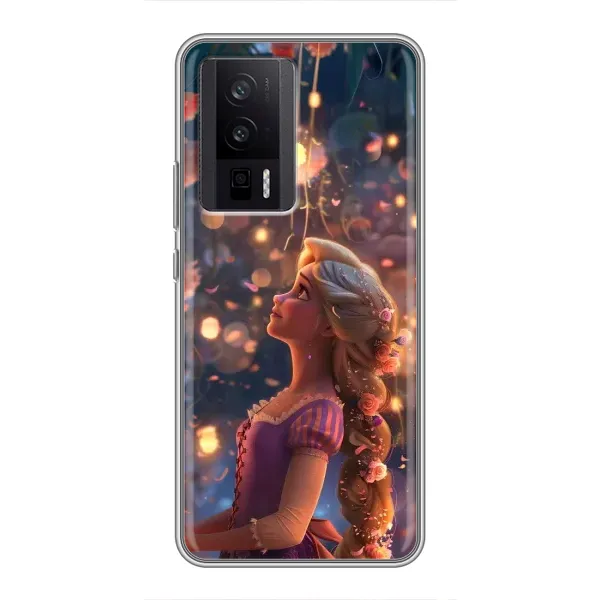 Чохол з принтом «Рапунцель ліхтарики» для Xiaomi POCO F5 Pro Чохол з принтом «Рапунцель ліхтарики» для Xiaomi POCO F5 Pro