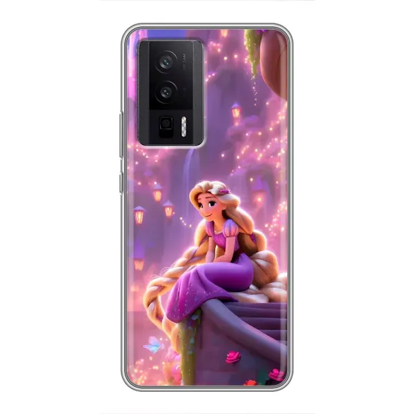 Чохол з принтом «Рапунцель у замку» для Xiaomi POCO F5 Pro Чохол з принтом «Рапунцель у замку» для Xiaomi POCO F5 Pro