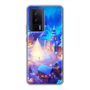 Різдвяні Чохли для Xiaomi POCO F5 Pro (VPrint) (Різдвяне місто)