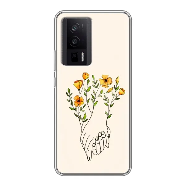 Чехол с принтом «Руки любви» для Xiaomi POCO F5 Pro Чехол с принтом «Руки любви» для Xiaomi POCO F5 Pro