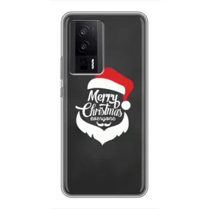 Різдвяні Чохли для Xiaomi POCO F5 Pro (VPrint) (Санта Крісмас)