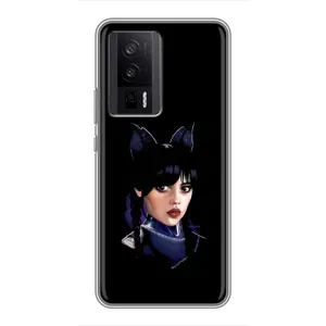 Чохли Венсдей на Xiaomi POCO F5 Pro Уенсдей (AlphaPrint)