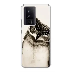 Чохол з пташками на Xiaomi POCO F5 Pro (VPrint) (Сова)