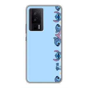 Чохол з принтом Стіч на Xiaomi POCO F5 Pro (Стіч фон)
