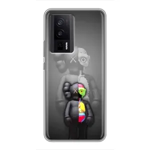Чохли для Xiaomi POCO F5 Pro - Bearbrick Louis Vuitton (PREMIUMPrint) (Тіло Bearbrick)