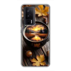 Чехол с принтом «Темный кофе» для Xiaomi POCO F5 Pro