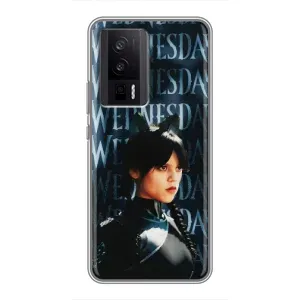 Чохли Венсдей на Xiaomi POCO F5 Pro Уенсдей (AlphaPrint) (Венздей кішка)