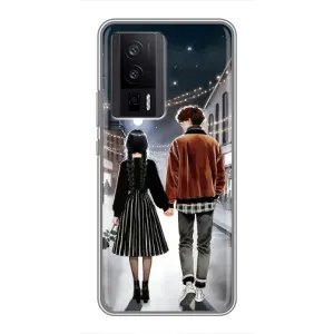 Чохол з дизайном Венздей 2 на Xiaomi POCO F5 Pro (Венздей та Тайлер)