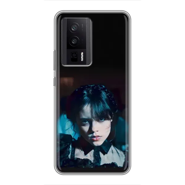 Чехол с принтом «взгляд Уэнздей» для Xiaomi POCO F5 Pro Чехол с принтом «взгляд Уэнздей» для Xiaomi POCO F5 Pro