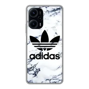 Чехлы Адидас для Xiaomi POCO F5 (AlphaPrint) (Адидас на мраморе)