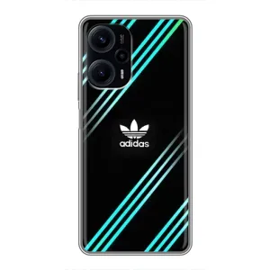 Чехлы Адидас для Xiaomi POCO F5 (AlphaPrint) (Адидас с полосами)