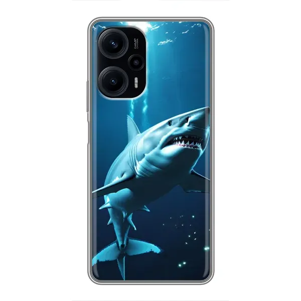 Чохол з принтом «Акула під водою» для Xiaomi POCO F5