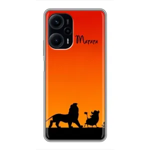 Чехол Король лев на Поко Ф5 (Акуна Матата закат)