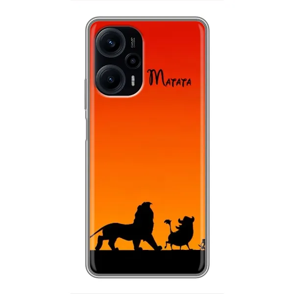 Чохол з принтом «Акуна Матата закат» для Xiaomi POCO F5 Чохол з принтом «Акуна Матата закат» для Xiaomi POCO F5