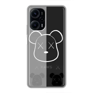 Чохли для Xiaomi POCO F5 - Bearbrick Louis Vuitton (PREMIUMPrint) (БеарБрік очі)