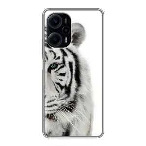 Чохли з картинкою животних Xiaomi POCO F5 (Білий Тигр)