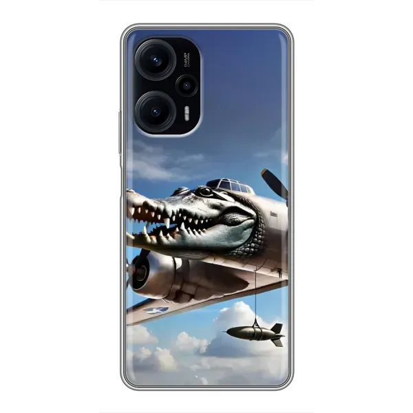 Чехол с принтом «Бомбардиро крокодило» для Xiaomi POCO F5 Чехол с принтом «Бомбардиро крокодило» для Xiaomi POCO F5