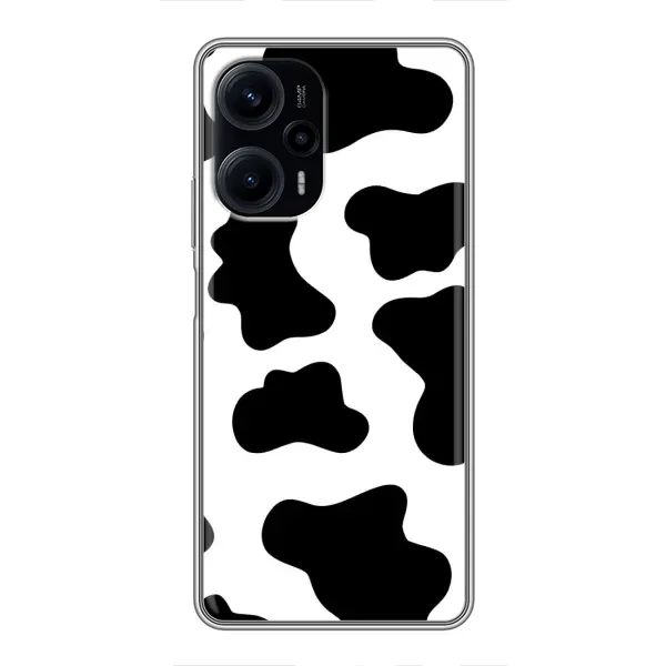 Чохол з принтом «Чорная Буренка» для Xiaomi POCO F5 Чохол з принтом «Чорная Буренка» для Xiaomi POCO F5