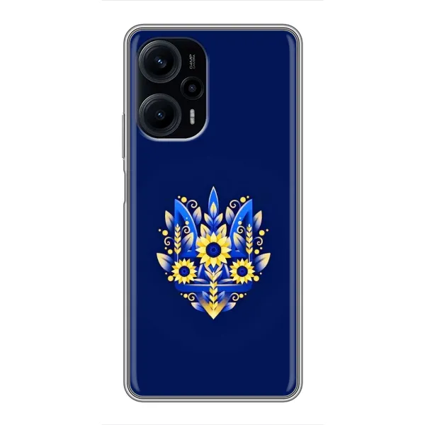 Чехол с принтом «Цветочный Герб» для Xiaomi POCO F5