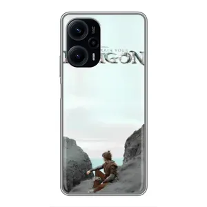 Чехол как приручить дракона на Xiaomi POCO F5 (Дракон лого)