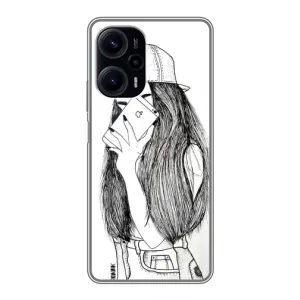 Чохол з друком для Xiaomi POCO F5 - (Мода) (AlphaPrint) (Фото дівчини)