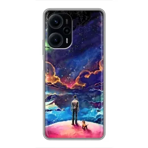 Космічні Чохли для Сяомі ПОКО F5 (VPrint) (Вид Галактики)