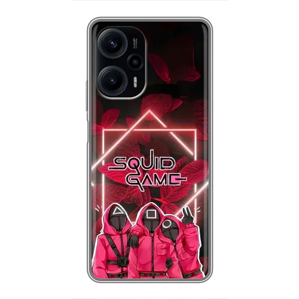 Чохол з принтом «Охоронці Гра кальмара» для Xiaomi POCO F5 Чохол з принтом «Охоронці Гра кальмара» для Xiaomi POCO F5