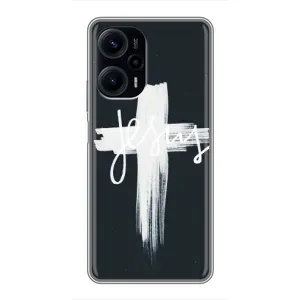 Чехол для Xiaomi POCO F5 (AlphaPrint) - (Христианские) (Иисус)