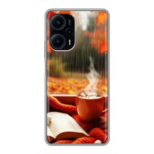 Чехол с принтом «Кофе и дождь» для Xiaomi POCO F5