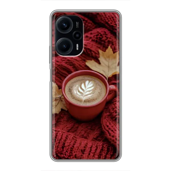 Чехол с принтом «Кофе на пледе» для Xiaomi POCO F5 Чехол с принтом «Кофе на пледе» для Xiaomi POCO F5