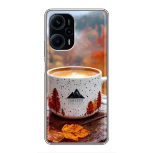 Чехол с принтом «Кофе на природе» для Xiaomi POCO F5