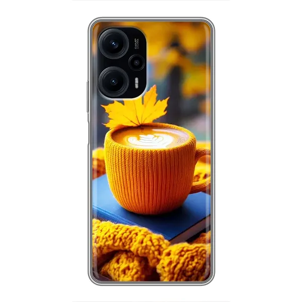 Чехол с принтом «Кофе на желтом пледе» для Xiaomi POCO F5 Чехол с принтом «Кофе на желтом пледе» для Xiaomi POCO F5