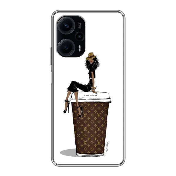 Чехол с принтом «кофе LOUIS VUITTON» для Xiaomi POCO F5 Чехол с принтом «кофе LOUIS VUITTON» для Xiaomi POCO F5