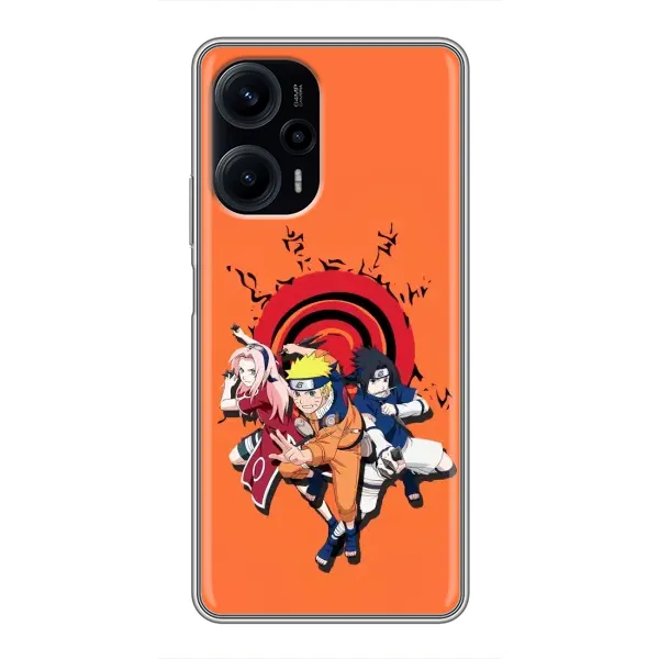 Чохол з принтом «команда Наруто» для Xiaomi POCO F5 Чохол з принтом «команда Наруто» для Xiaomi POCO F5